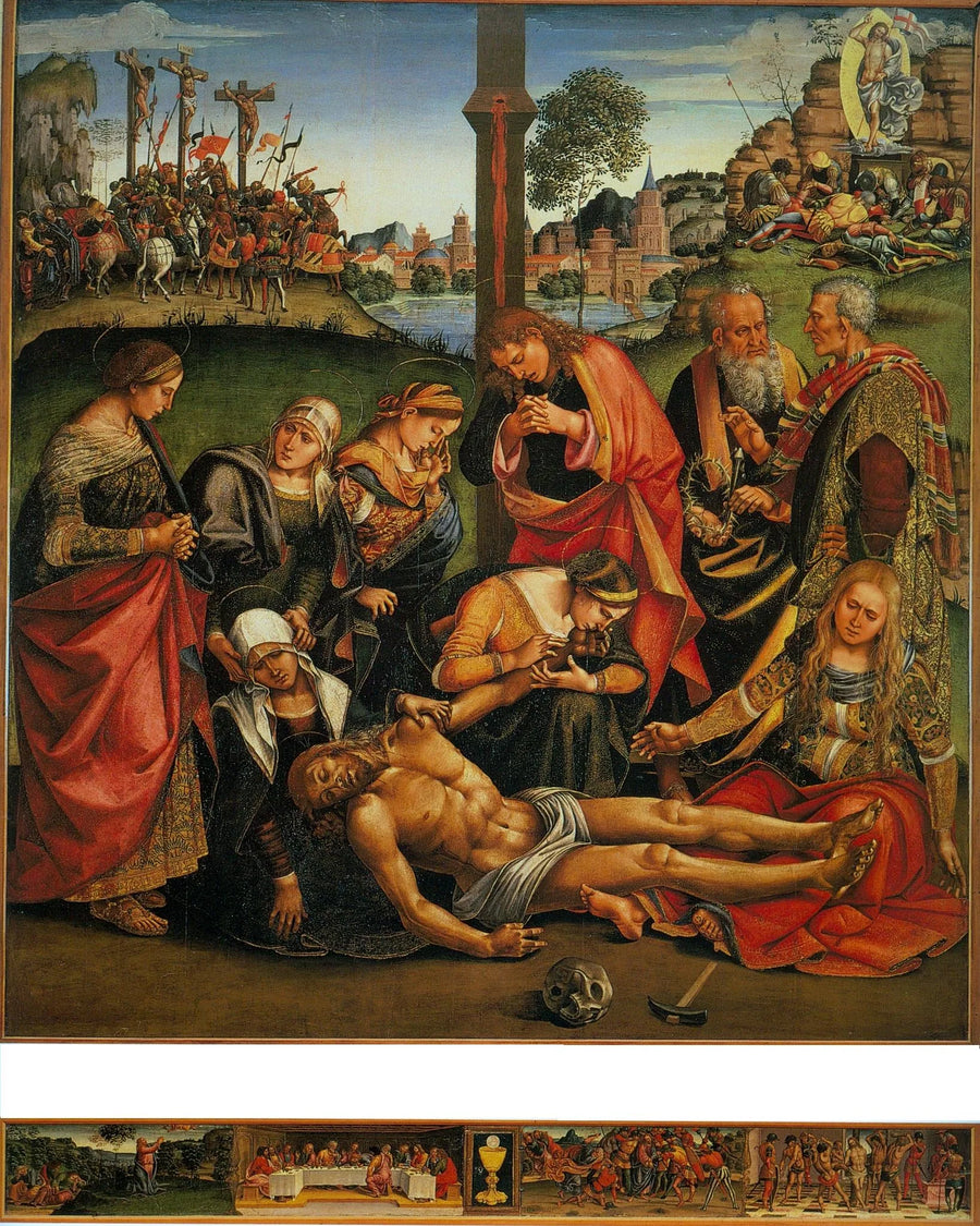 Lamentacja nad ciałem zmarłego Chrystusa - Luca Signorelli