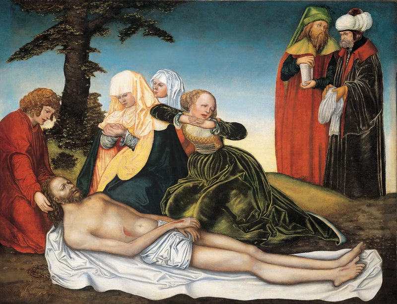 Lamentacja nad ciałem zmarłego Chrystusa - Lucas Cranach Starszy