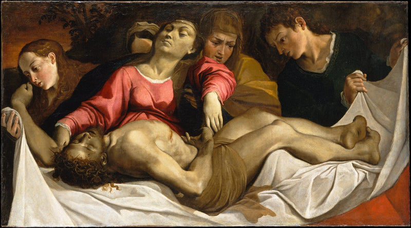 Lamentacja nad ciałem Zmarłego Chrystusa - Ludovico Carracci