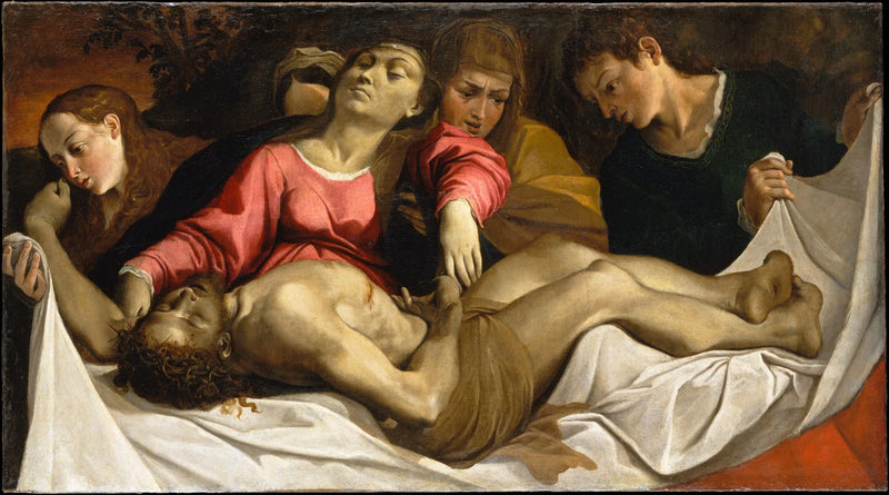 Lamentacja nad ciałem Zmarłego Chrystusa - Ludovico Carracci
