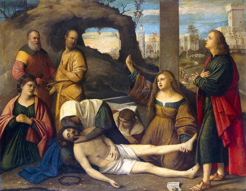 Lamentacja nad ciałem zmarłego Chrystusa - Marco Basaiti