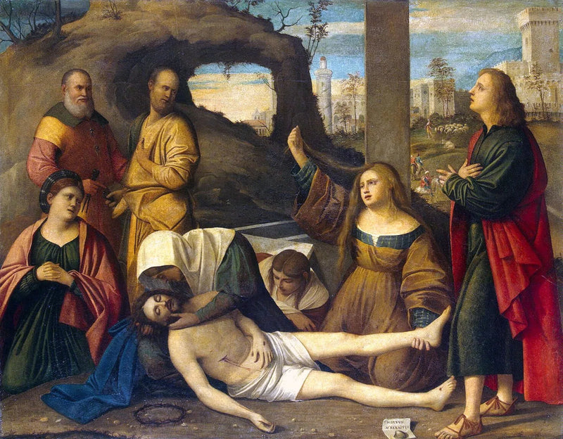 Lamentacja nad ciałem zmarłego Chrystusa - Marco Basaiti