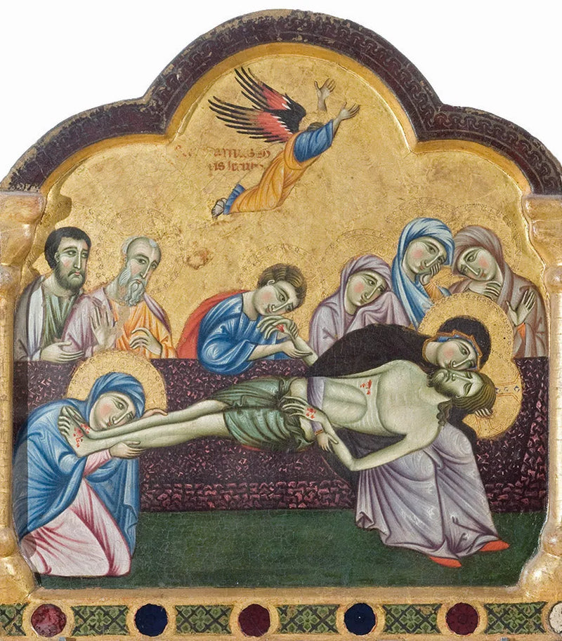 Lamentacja nad ciałem Zmarłego Chrystusa - Mistrz Świętego Franciszka