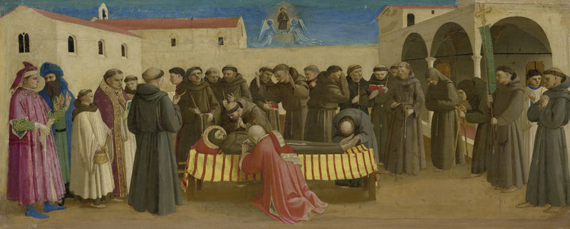 Lamentacja nad świętym Franciszkiem - Fra Angelico