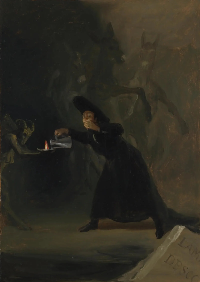 Lampa diabła - Francisco de Goya