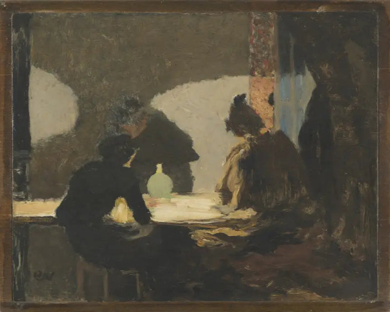 Zielona lampa - Édouard Vuillard
