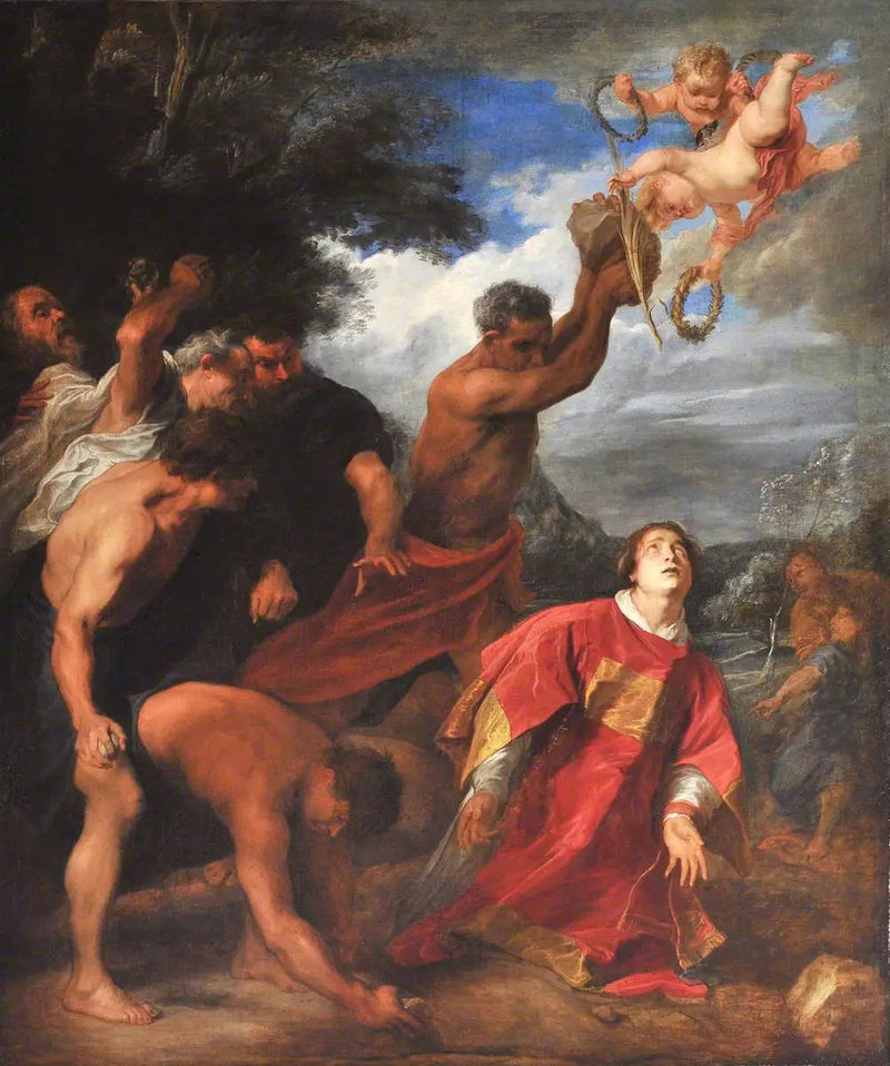 Skazanie świętego Szczepana - Antoine van Dyck