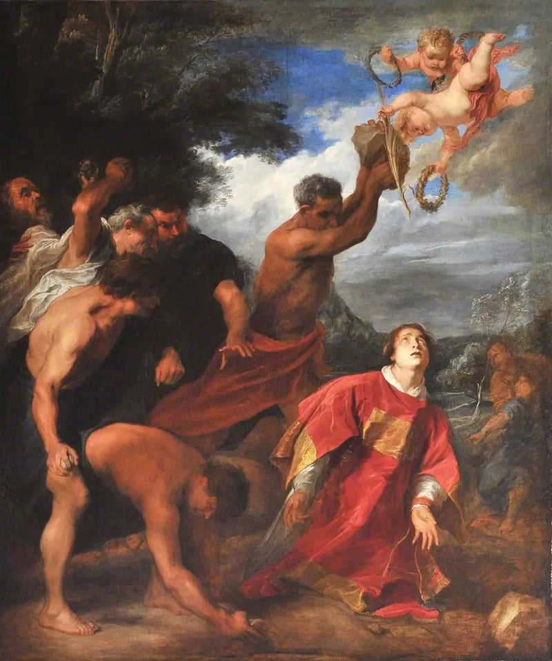 Skazanie świętego Szczepana - Antoine van Dyck