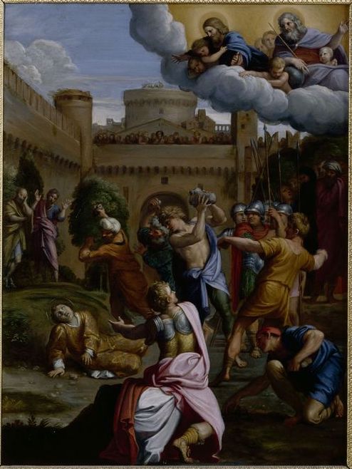 Lapidacja św. Szczepana - Domenichino