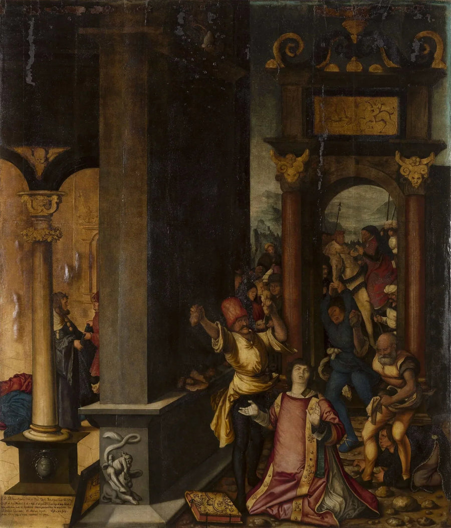 Skazanie świętego Szczepana - Hans Baldung Grien
