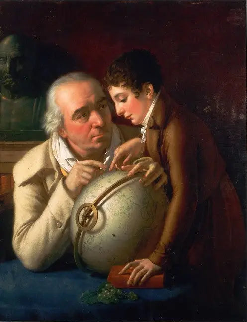 Lekcja geografii - Anne-Louis Girodet