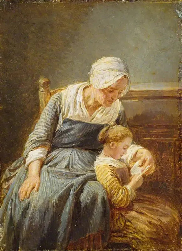 Lekcja czytania - Nicolas-Bernard Lépicié