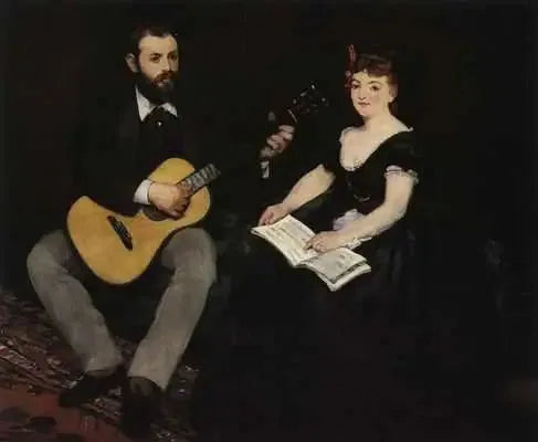 Lekcja muzyki - Édouard Manet