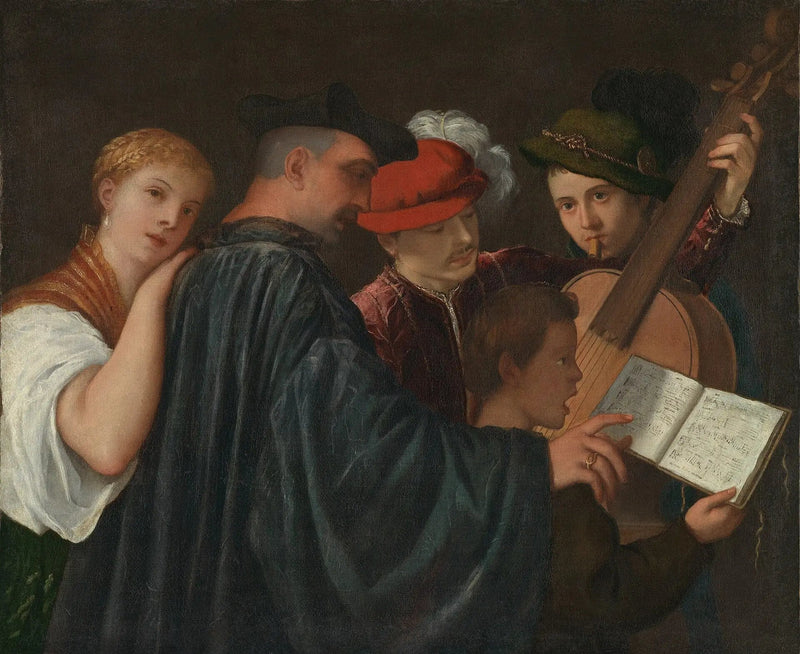 Lekcja muzyki - Titian