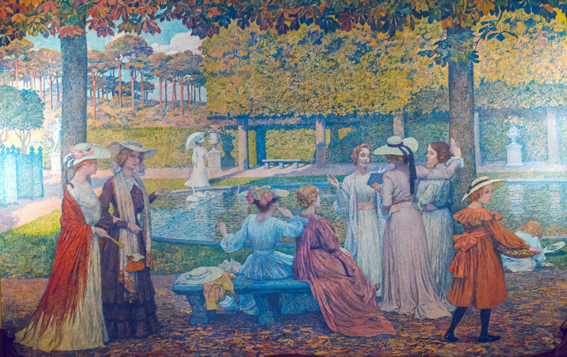Czytanie w parku - Théodore van Rysselberghe