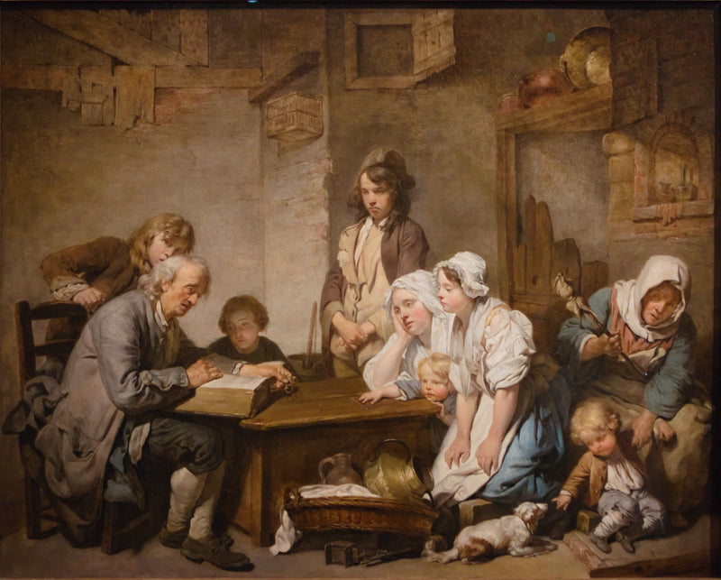 Czytanie Biblii - Jean-Baptiste Greuze