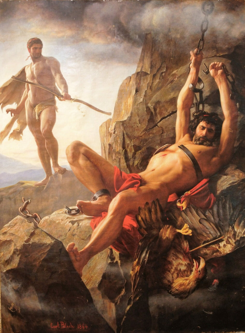 Uwolnienie Prometeusza - Carl Heinrich Bloch