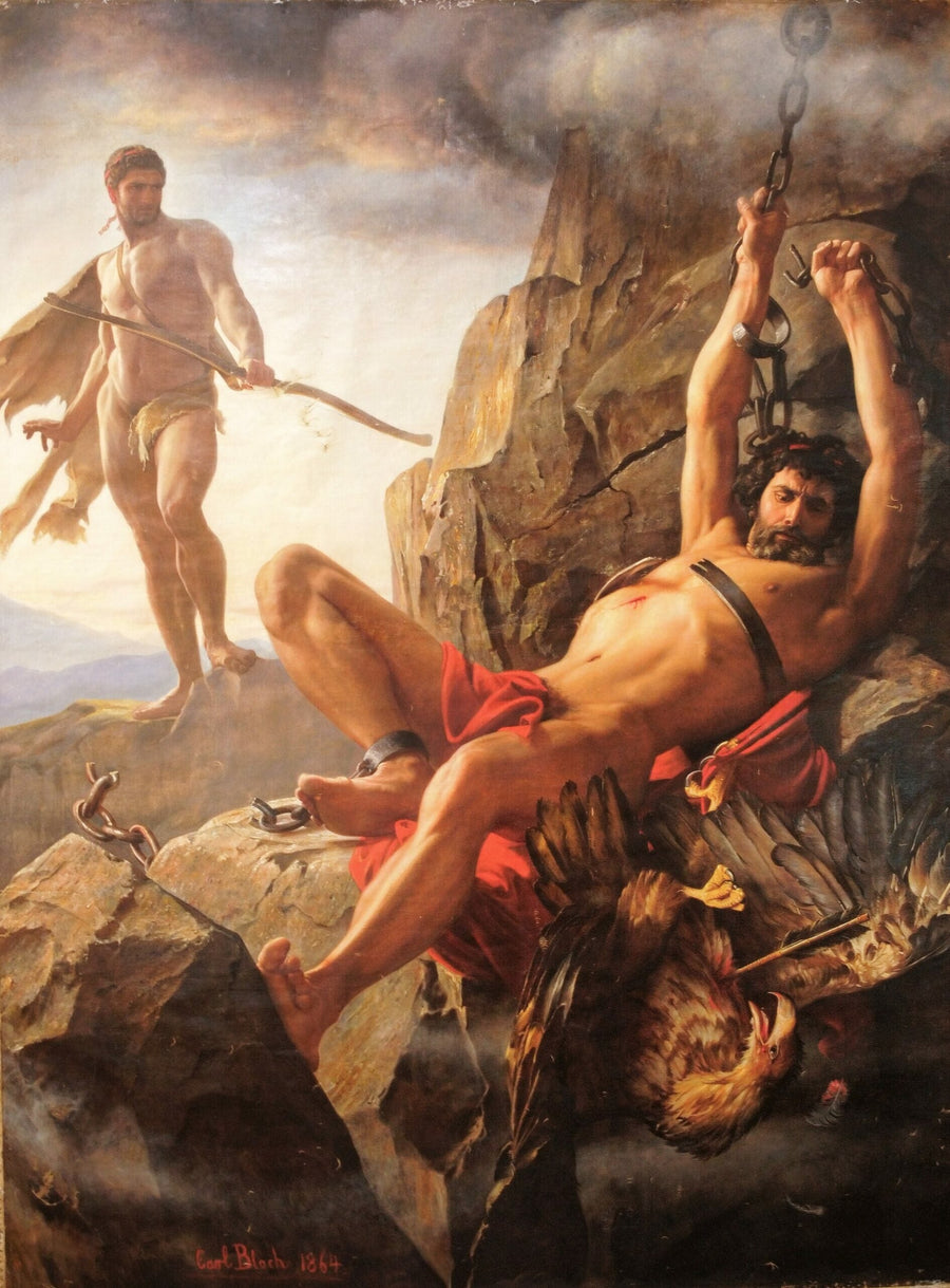Uwolnienie Prometeusza - Carl Heinrich Bloch