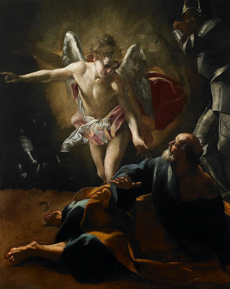 Wyzwolenie Świętego Piotra - Giovanni Lanfranco