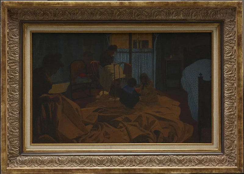 La Lingère, Pokój Niebieski - Félix Vallotton