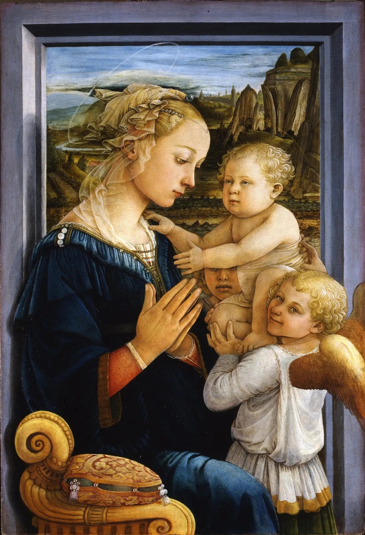 La Lippina - Fra Filippo Lippi image 1 copie peinte à la main à l’huile