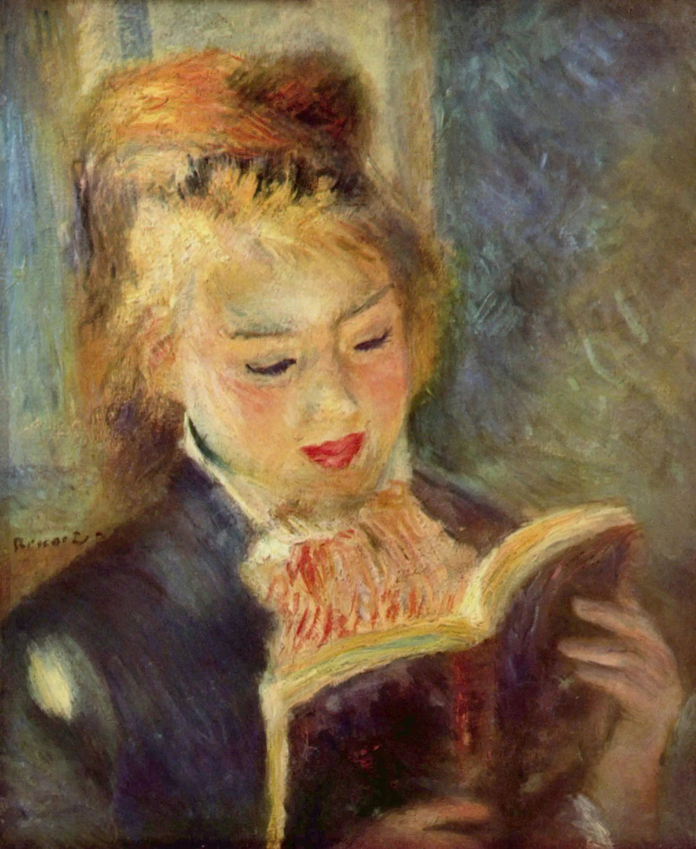 La Liseuse - Pierre-Auguste Renoir image 1 copie de tableau peinte à la main