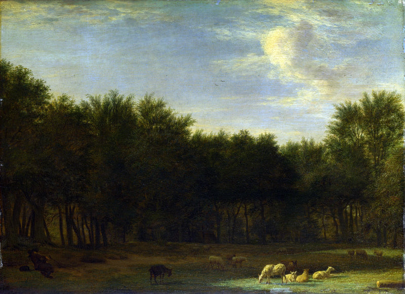 La lisière d'un bois - Adriaen van de Velde