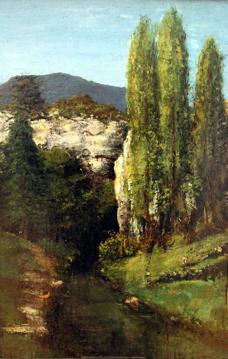 Loue w górach Jura - Gustave Courbet