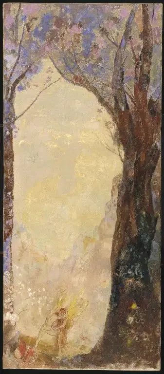 Walka Jakuba z Aniołem - Odilon Redon