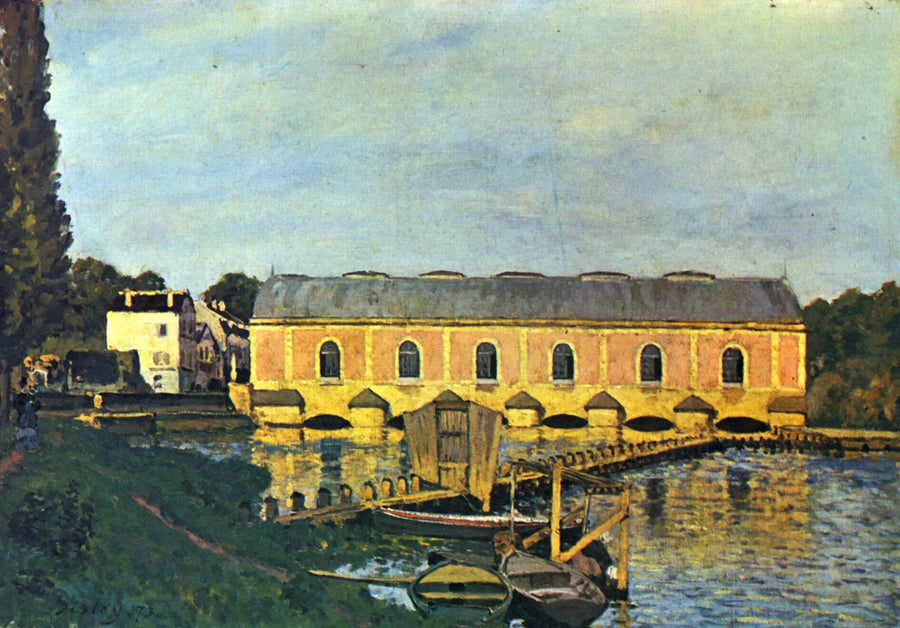 Maszyna w Marly - Alfred Sisley