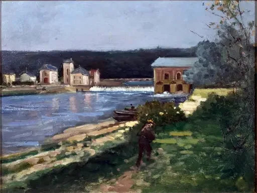 Maszyna w Marly - Gustave Caillebotte