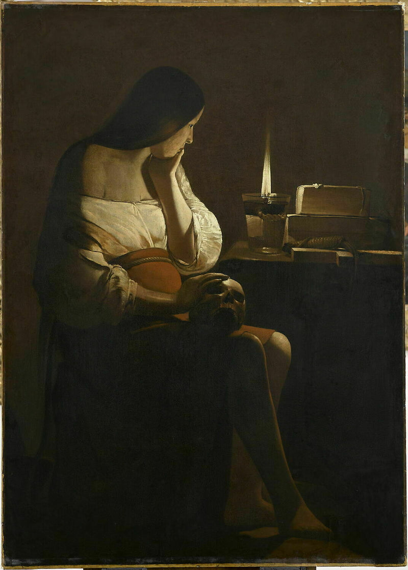 Madeleine z lampką nocną - Georges de La Tour