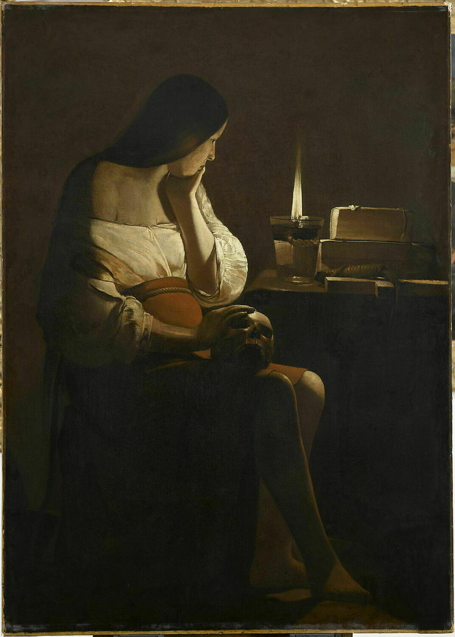 Madeleine z lampką nocną - Georges de La Tour