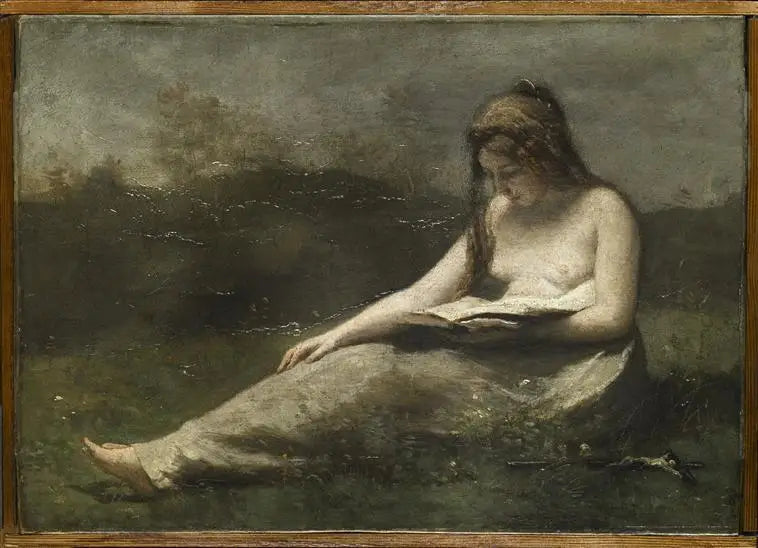 Madeleine czytająca - Jean-Baptiste Camille Corot