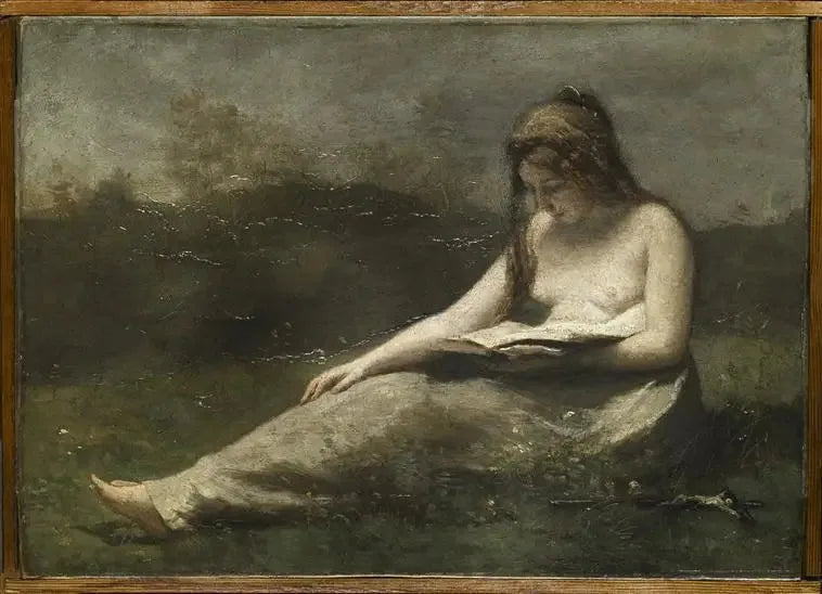 Madeleine czytająca - Jean-Baptiste Camille Corot