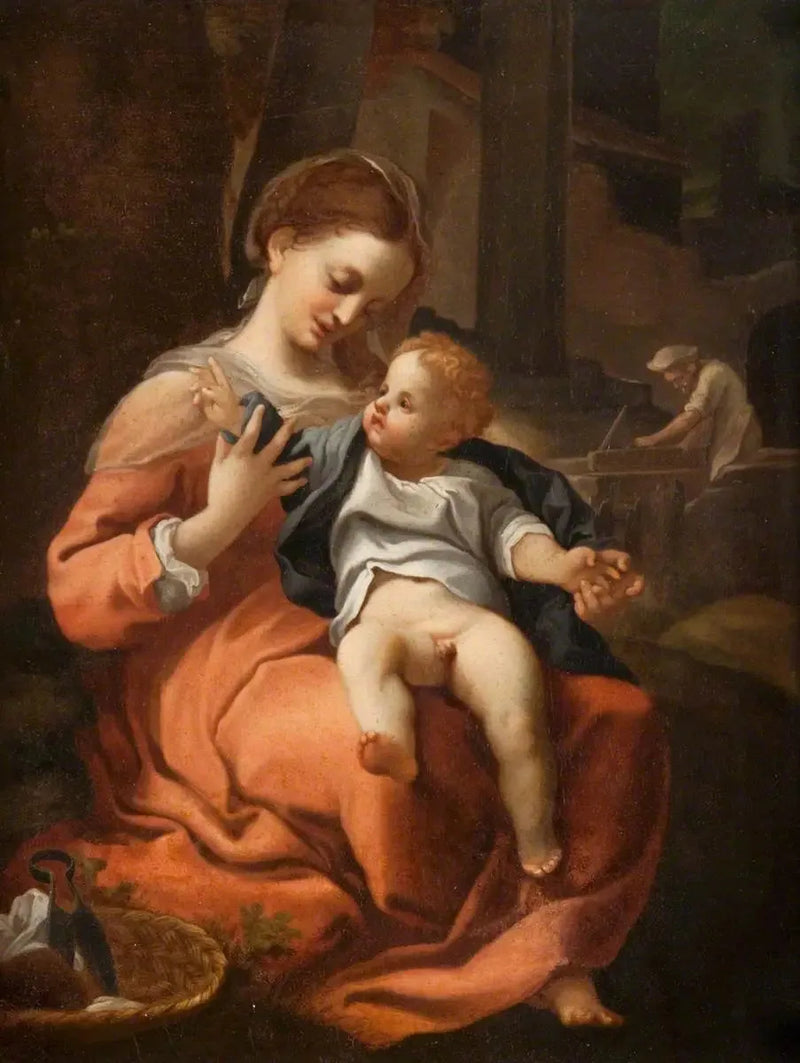 Madonna z koszykiem - Antonio da Correggio