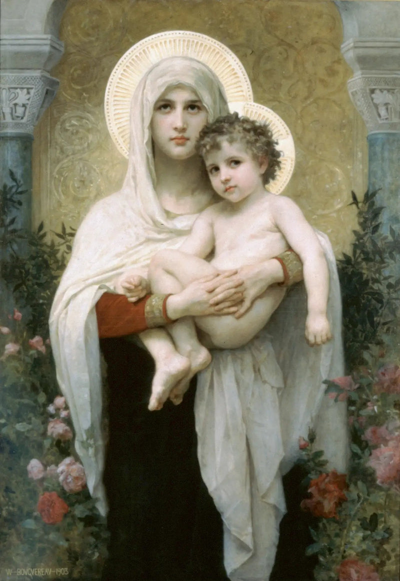 Madonnie z różami - Bouguereau