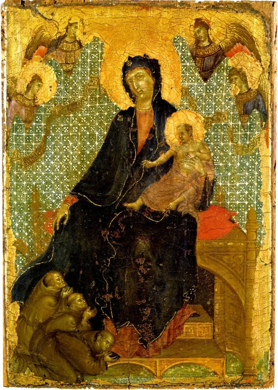 Madonna franciszkańska - Duccio di Buoninsegna