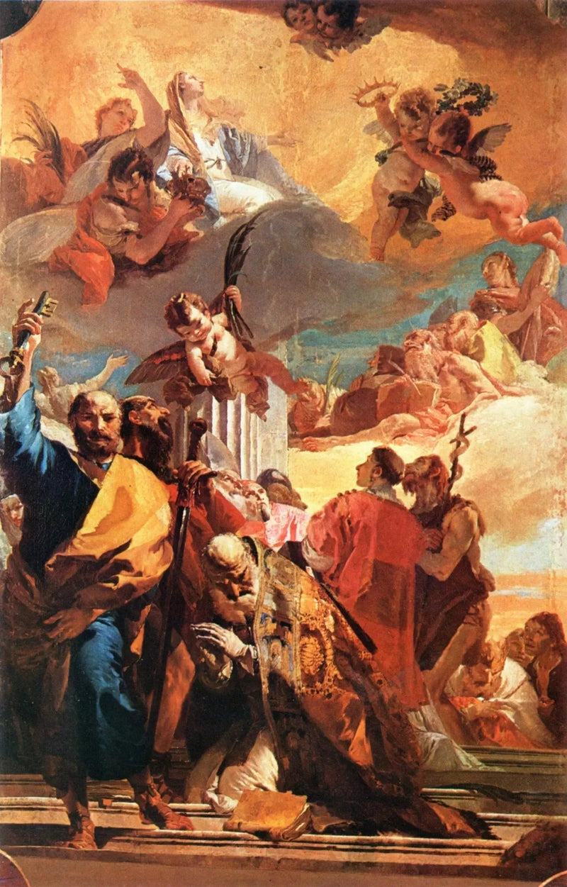 Madonna w chwale z świętymi - Giovanni Battista Tiepolo
