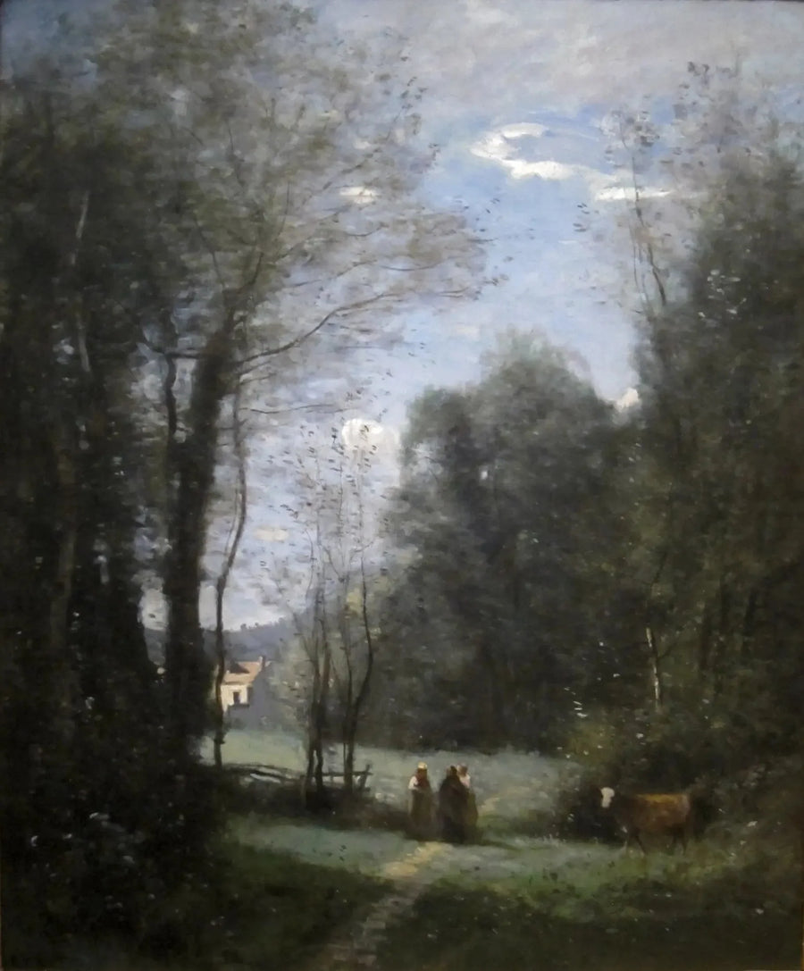 Biały Dom w Sèvres - Jean-Baptiste Camille Corot