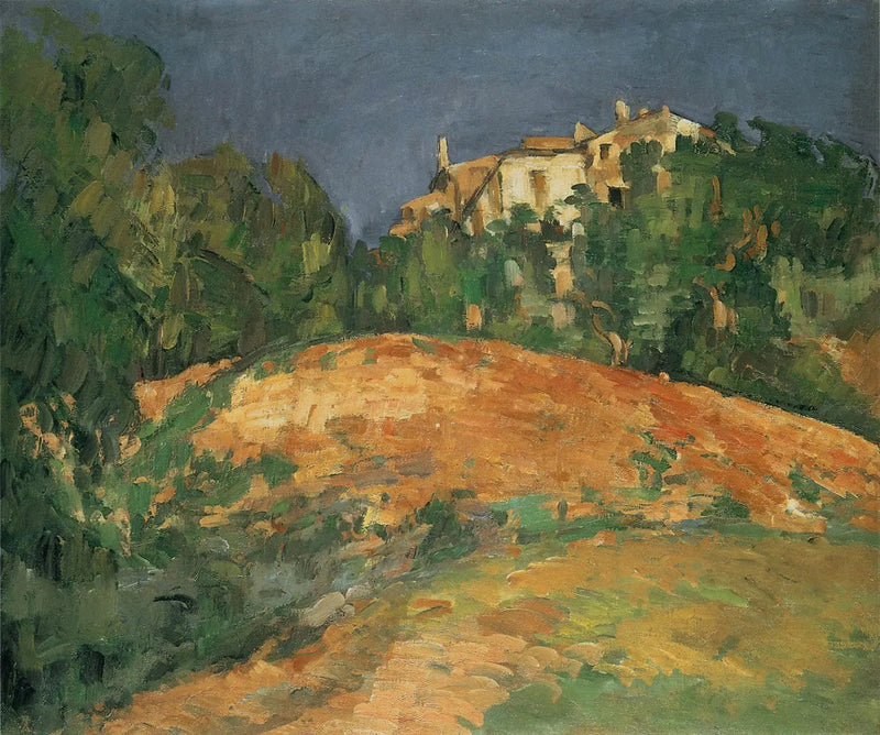 Dom Bellevue na wzgórzu - Paul Cézanne