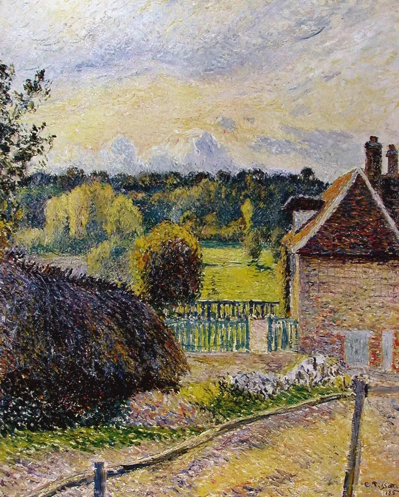 Dom szaleństwa w Éragny - Camille Pissarro