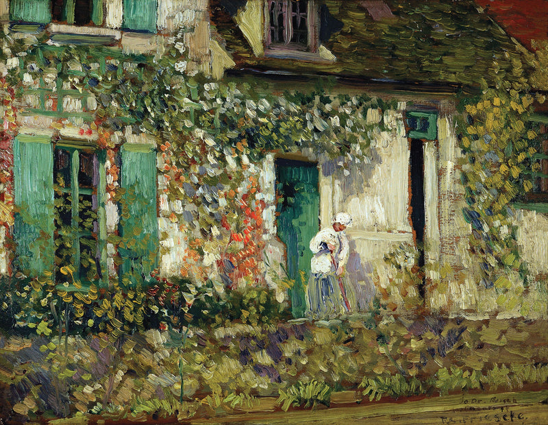 Dom w Giverny - Frederick Carl Frieseke