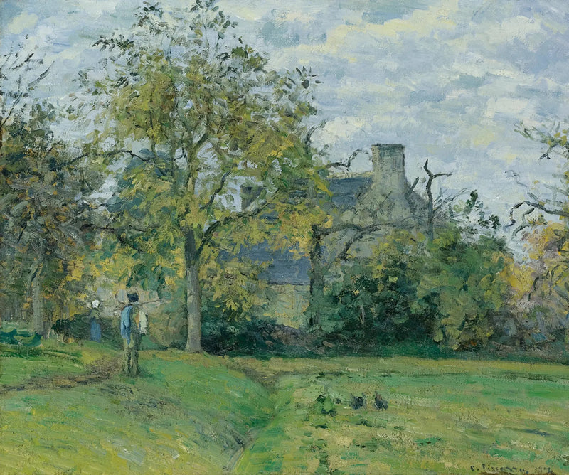 Dom Piette w Montfoucault - Camille Pissarro