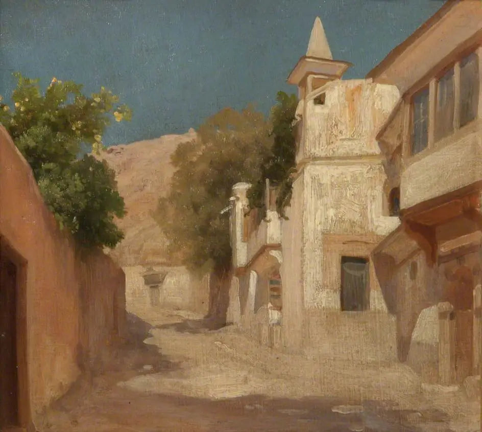 La maison de Richard et Isobel Burton à Damas - Frederic Leighton image 1 copie peinte à la main à l’huile