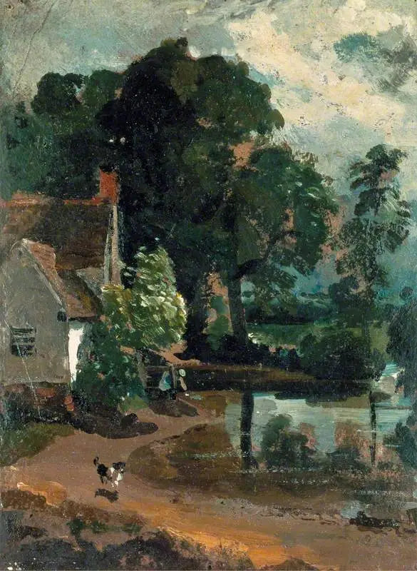 Dom Willy'ego Lotta, w pobliżu młyna Flatford - John Constable