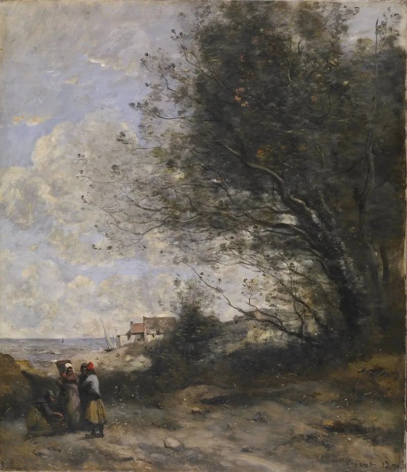 Dom Rybaka - Jean-Baptiste Camille Corot