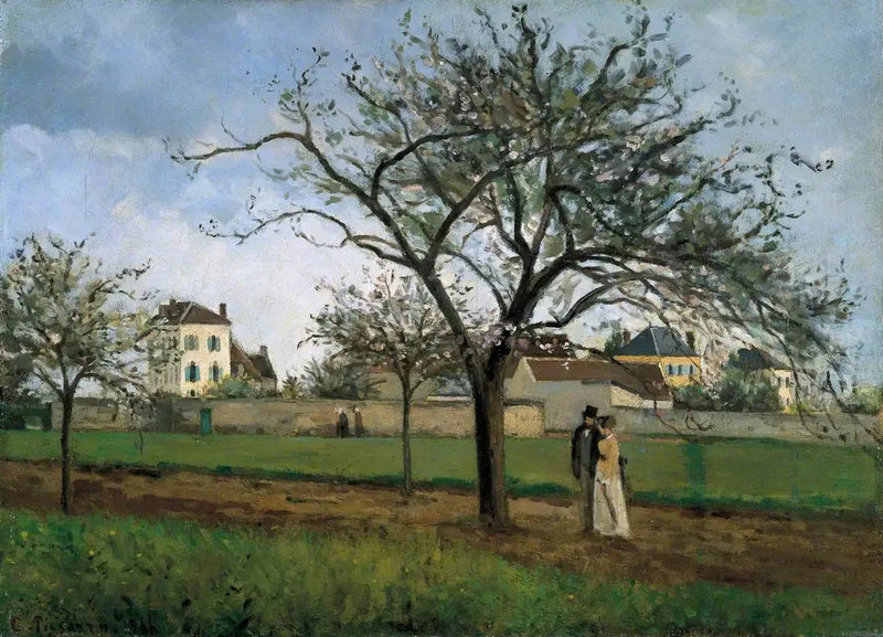 Dom ojca Galliena, Pontoise - Camille Pissarro