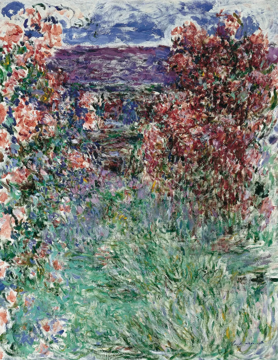Dom wśród róż - Claude Monet
