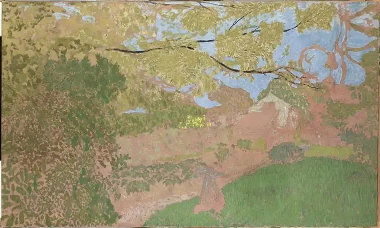 Domek nad stawem w Étang-la-Ville - Édouard Vuillard